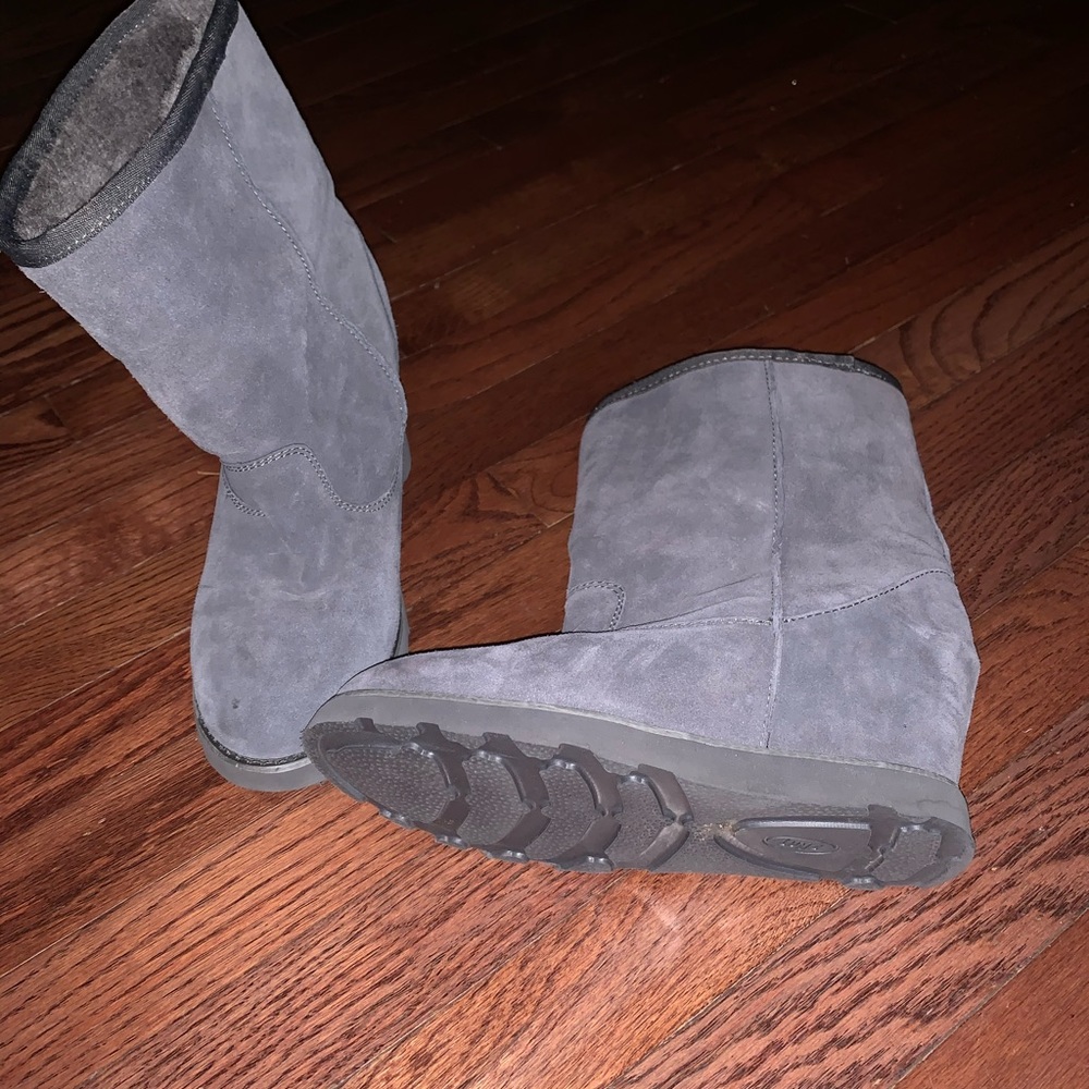 Lugz charcoal “chakra” wedge boots